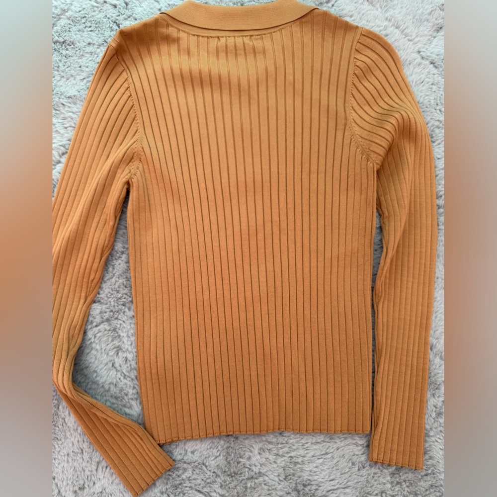 Good American Ribbed Tan Top - Picture 4 of 5